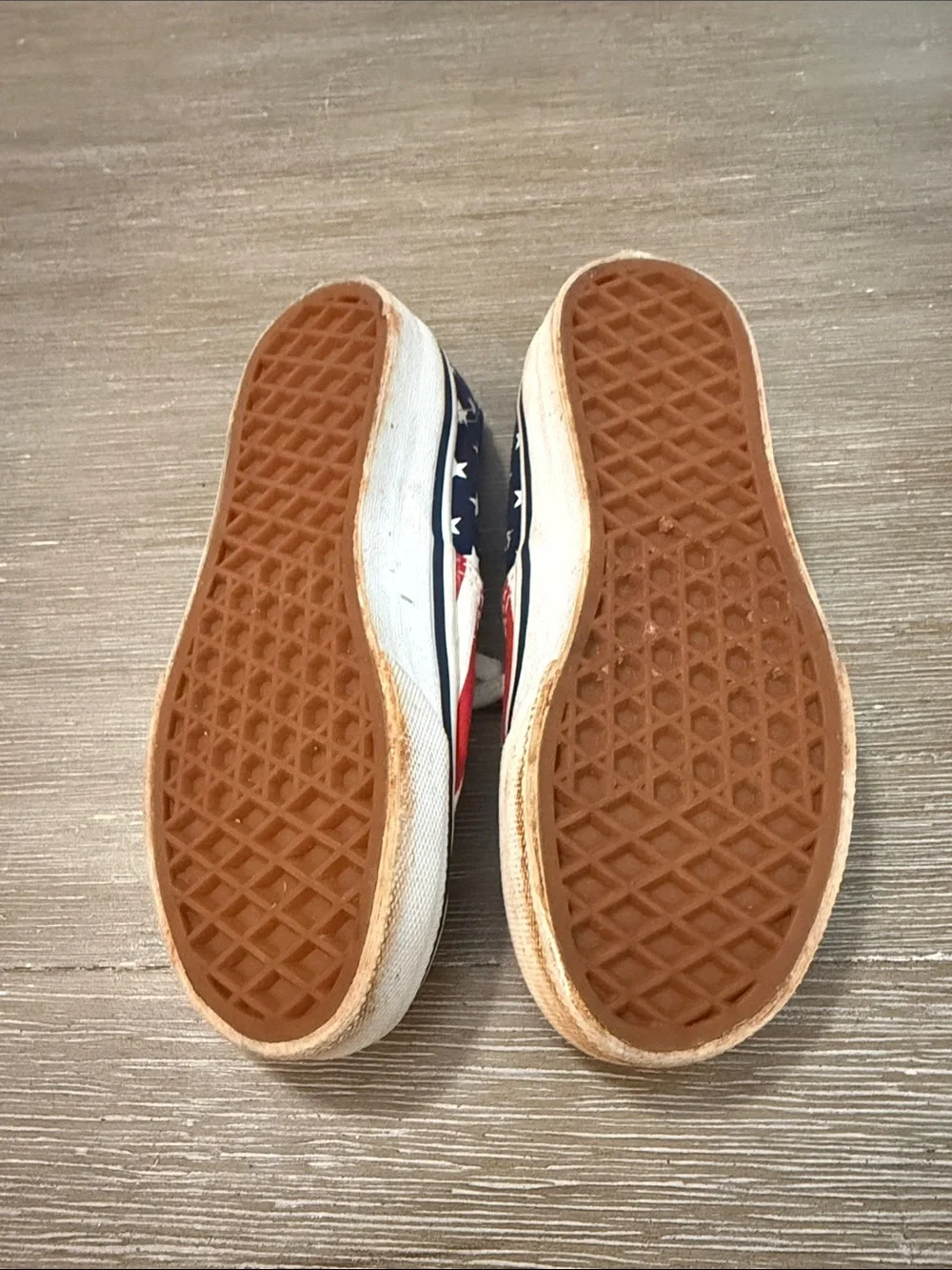 Vans Kids Stars & Stripes Canvas Sneakers - Red, White & Blue